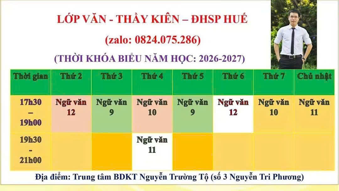 Khai giảng hè